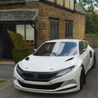 City Driving Sedan Honda Civic logo