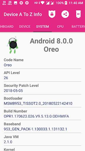 CPU Z Benchmark Info screenshot 3