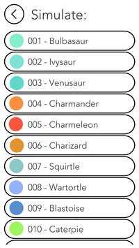 Simulator for Pokemon Go screenshot 3