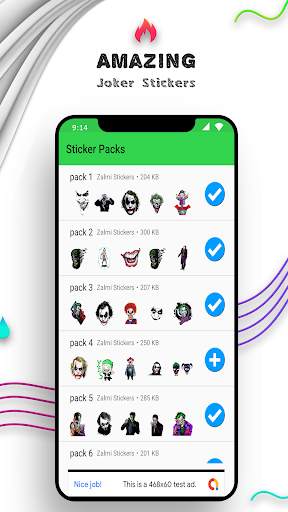 WAStickerApps - Joker Stickers For Whatsapp screenshot 1