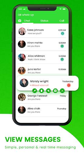 GB What App Messenger - Lite Fast Chat App screenshot 5