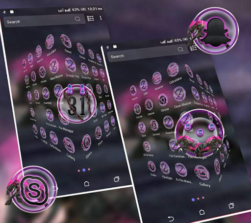 Abstract Horse Launcher Theme screenshot 4