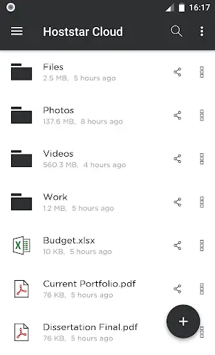 Hoststar Cloud скриншот 2