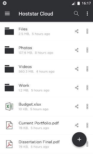 Hoststar Cloud screenshot 2