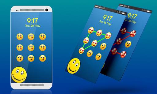 Emoti Pattern Lock Screen screenshot 2