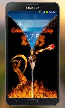 Cricket Zipper Lock 2015 screenshot 5