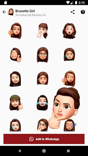 Memojis Stickers - WASticker screenshot 11