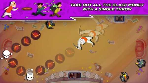 Modi Games: Attack Black Money screenshot 2