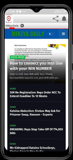 Mikiya Daily - News screenshot 2