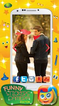 Funny Stickers Camera Editor screenshot 2