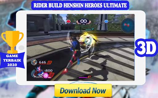 Rider Fighters Build Henshin Legend Ultimate 3D screenshot 2