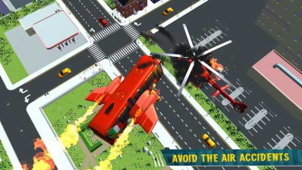 Futuristic Flying Bus Driving Simulator 2020 screenshot 2