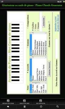 Piano Chords Generator screenshot 1