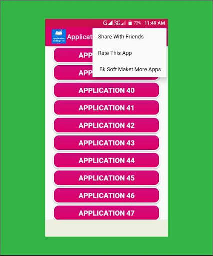 Application Writing Free screenshot 4