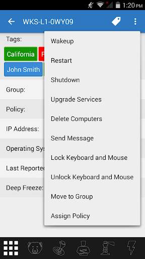 Deep Freeze Administrator screenshot 1