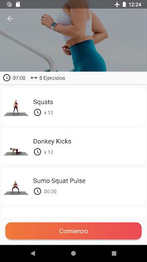 Ejercicio de Glúteos y Abdominales screenshot 2