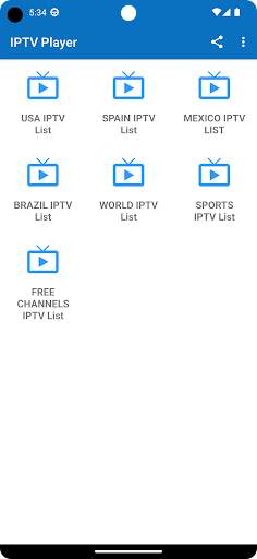 IPTV Player - Tv Online 1 تصوير الشاشة