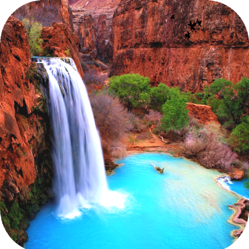 Waterfall Wallpaper HD иконка