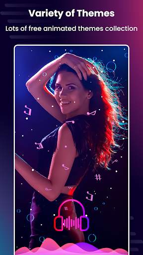 MVBit Music : Particle.ly Video Status Maker स्क्रीनशॉट 1