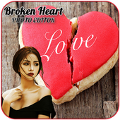 Broken Heart Photo Editor أيقونة