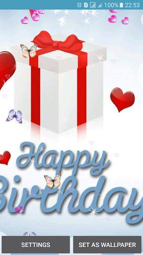 Happy Birthday Live Wallpaper screenshot 7