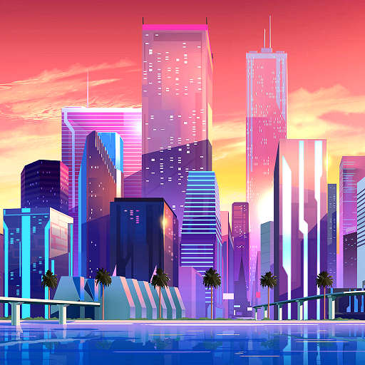 ikon Merge City: idle city building game