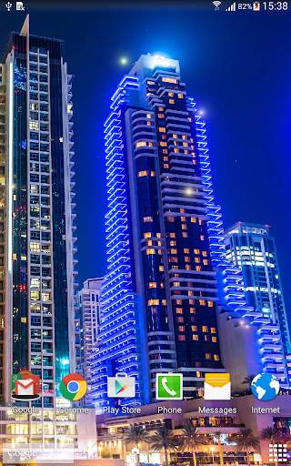 Dubai Night Live Wallpaper screenshot 7