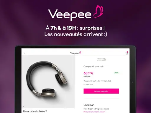 Veepee скриншот 8