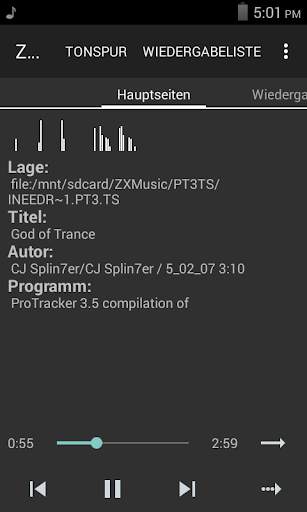 ZXTune - Chiptunes-Player screenshot 1