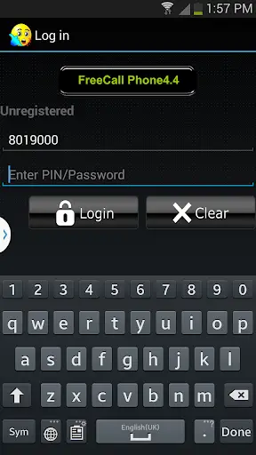 Free Call App स्क्रीनशॉट 1