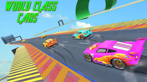 Splashy Superhero Vertigo racing : lightning car screenshot 5