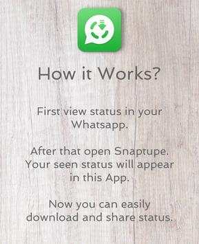 Snaptupe - Download Whatsapp Status screenshot 6