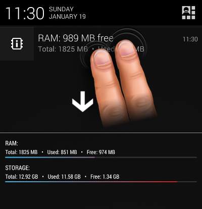 NotiSysinfo Lite screenshot 3