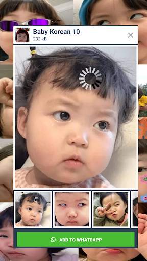 Cute Baby Stickers - WASticker screenshot 7