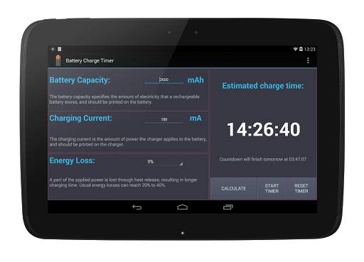 Battery Charge Timer Lite screenshot 8