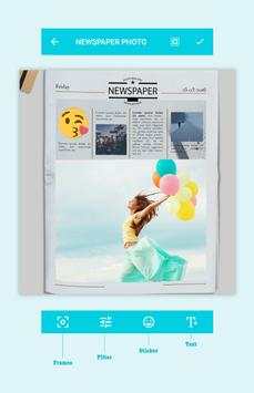 Newspaper Photo Editor screenshot 1