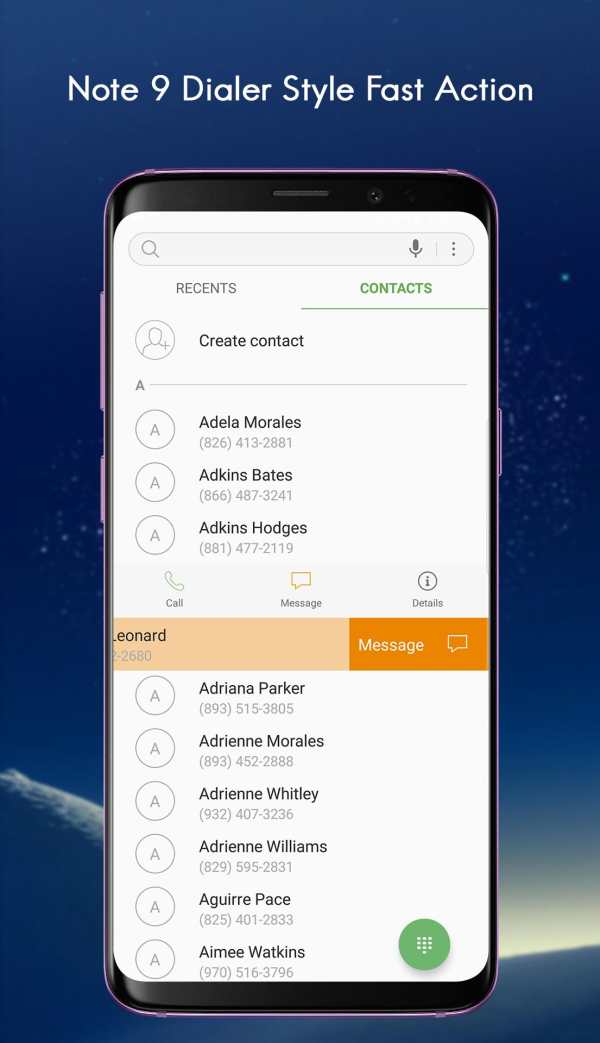 Dialer Theme S10 - Call Block & Contact screenshot 2