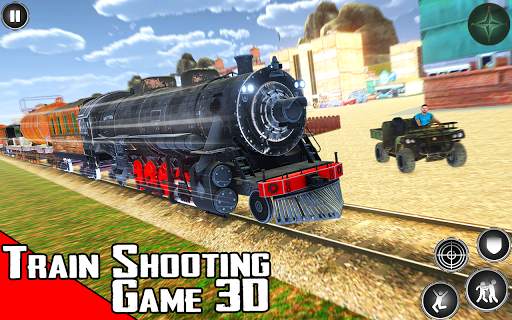 Train Shooting Game: Free Fire Train Gold Robbery screenshot 10