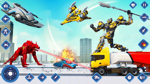 Jet Air Robot Car Transform screenshot 6