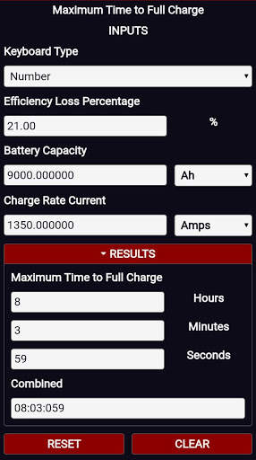 Battery Calculator All in One Complete PRO Edition screenshot 2