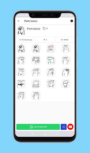 Stickers de Flork for whatsapp screenshot 1