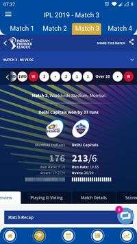 MI IPL 2019 Live Score, Schedules, Points, Dream11 screenshot 2