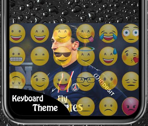 Simple Keyboard of Ibrahimovic Theme screenshot 2