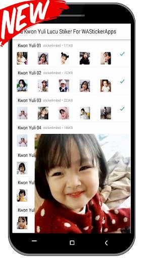 Wa Kwon Yuli Lucu Stiker For WAStickerApps screenshot 1