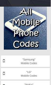 All Mobile Phone Codes screenshot 4