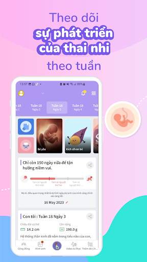 Be Yeu - Pregnancy & Baby App screenshot 2