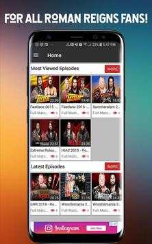 WWE Roman Reigns TV स्क्रीनशॉट 1
