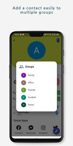 Contacts GenX - Social Profiles, Groups, Dialpad screenshot 6