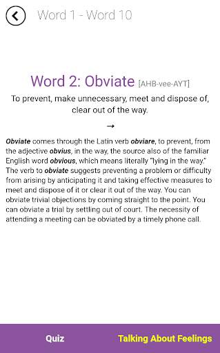 Verbal Advantage - Level 8 screenshot 3
