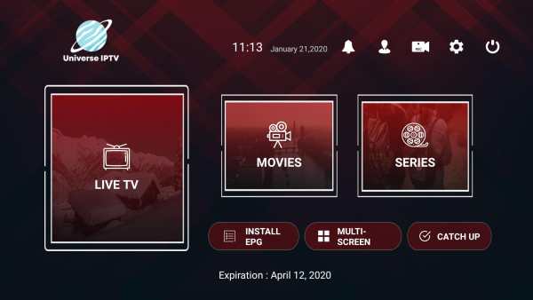 Universe IPTV screenshot 4
